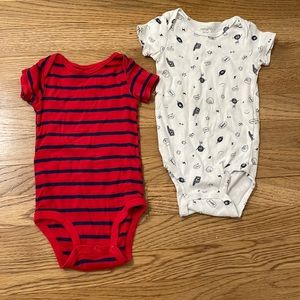 Two baby boy bodysuits